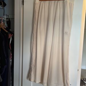 Adidas ribbed wide leg dress pant.